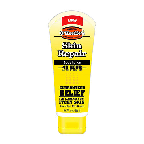 OKeeffes Skin Repair Body Lotion For Extremely Dry, Itchy Skin, Unscented, 7 Oz